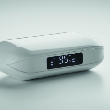 Logotrade promotional gift image of: Recycled ABS TWS earbuds