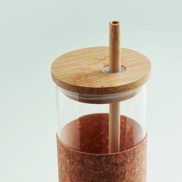 Logo trade promotional items image of: Glass tumbler sleeve 450 ml