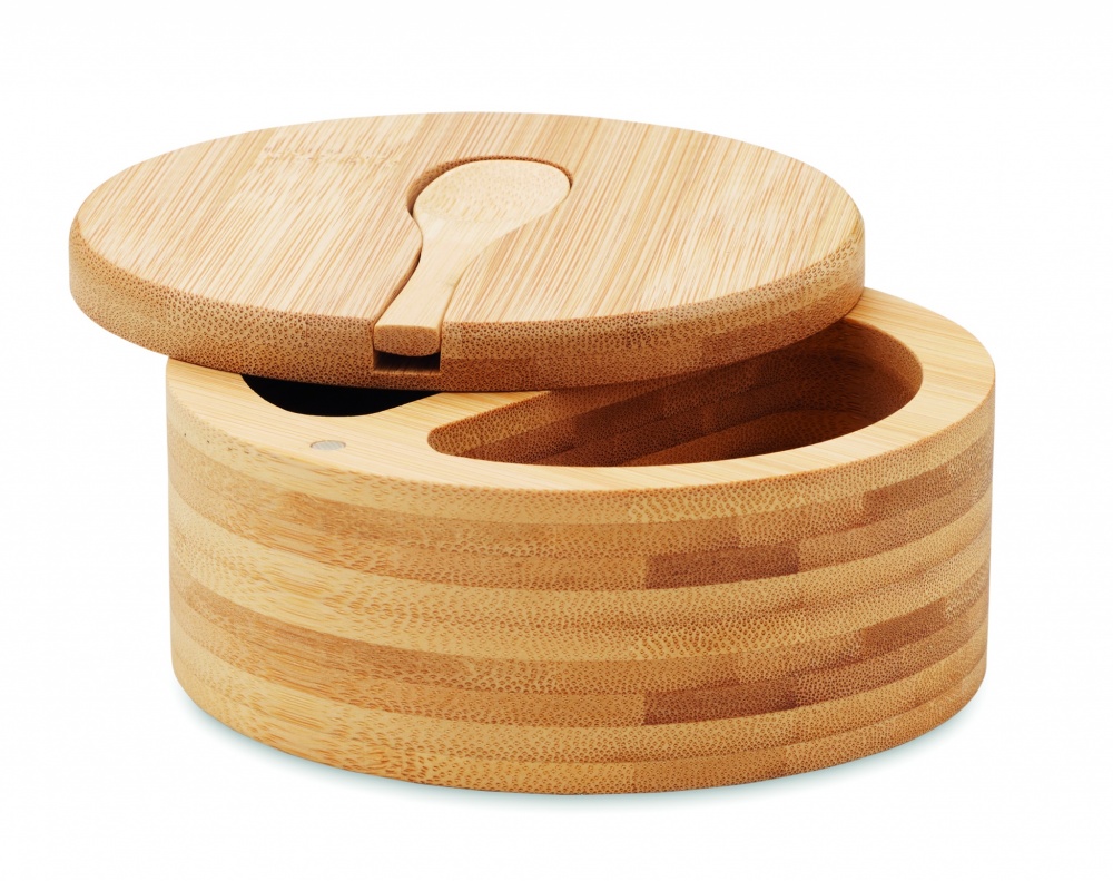 Logo trade promotional item photo of: Salt and pepper bamboo box