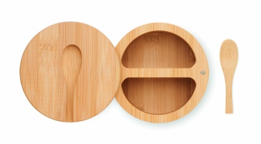 Logo trade advertising product photo of: Salt and pepper bamboo box