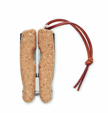 Logotrade promotional giveaway picture of: Multi tool pocket knife cork