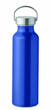 Logo trade promotional giveaway photo of: Recycled aluminum bottle 500 ml with a stainless steel handle cap