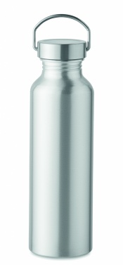 Logo trade promotional gifts picture of: Recycled aluminum bottle 500 ml with a stainless steel handle cap