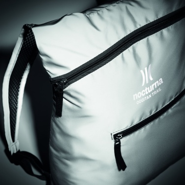 Logo trade promotional giveaways image of: Foldable reflective sports bag