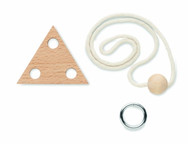 Logotrade promotional giveaways photo of: Wooden brain teaser triangle