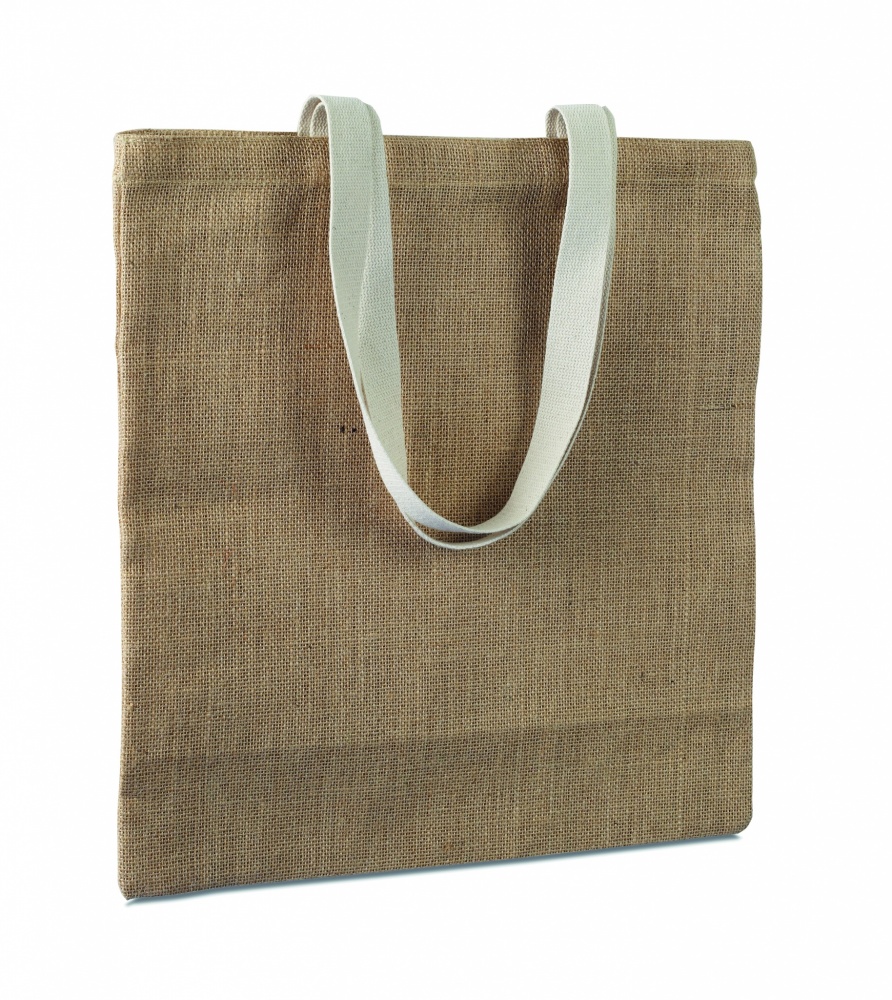 Logotrade promotional product picture of: Jute shopping bag