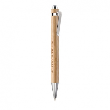 Logotrade promotional items photo of: Bamboo automatic ball pen