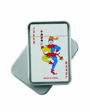 Logotrade promotional merchandise picture of: Playing cards in tin box