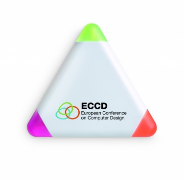 Logo trade promotional giveaway photo of: Triangular highlighter