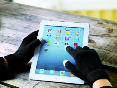 Logo trade advertising products image of: Tactile gloves for smartphones