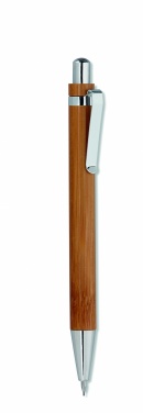 Logotrade advertising products photo of: Bamboo pen and pencil set
