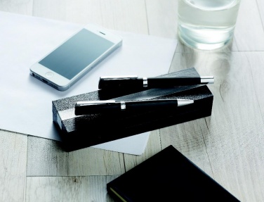Logotrade promotional product image of: Pen and roller in paper box