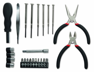 Logo trade corporate gifts picture of: 26 pcs tool in aluminium case
