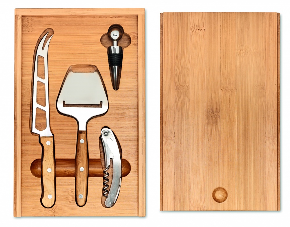 Logo trade promotional items picture of: Cheese and wine set