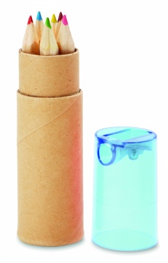Logo trade promotional items picture of: 6 coloured pencils