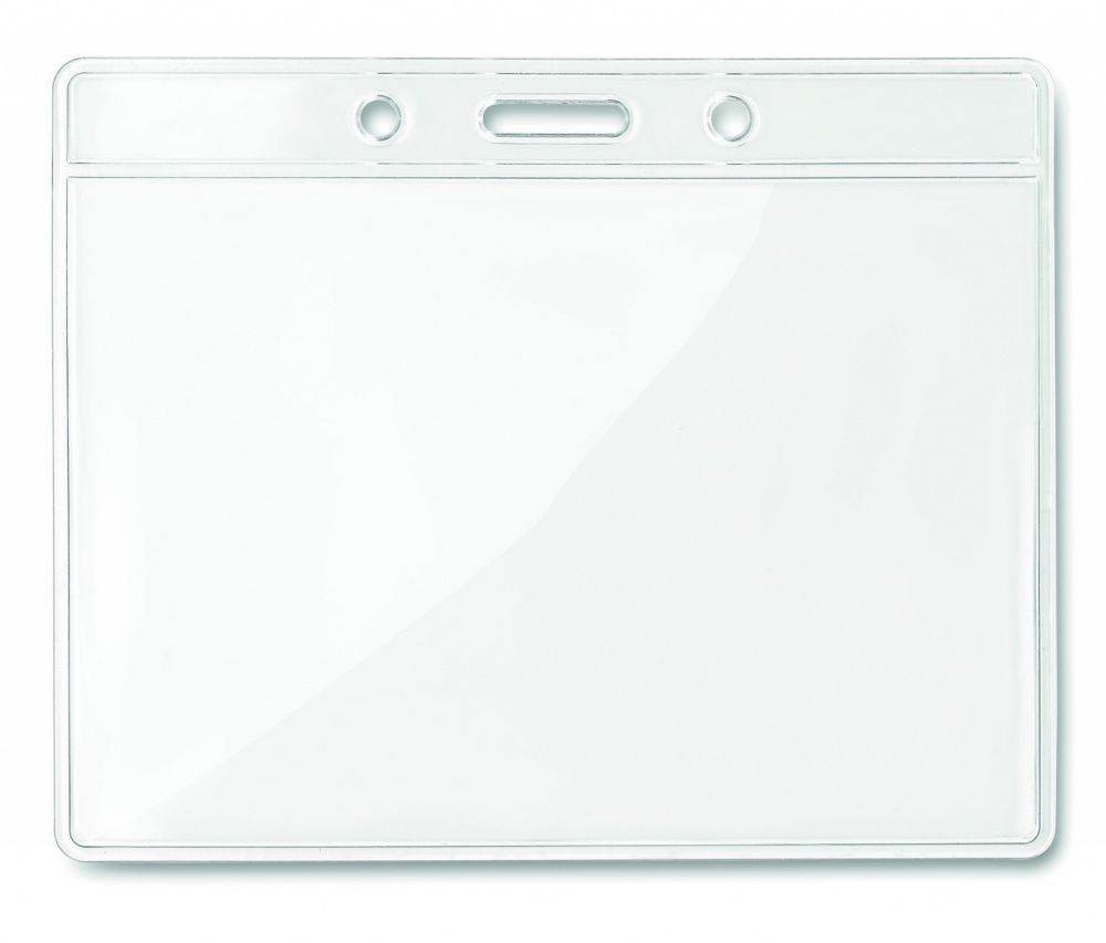Logotrade promotional giveaway image of: Transparent badge 10cmx8cm