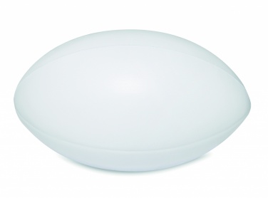 Logo trade promotional products image of: Anti-stress PU rugby ball