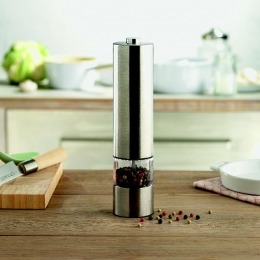 Logo trade promotional gift photo of: Electric salt or pepper mill