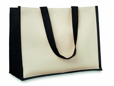 Logotrade promotional gift picture of: Jute and canvas shopping bag