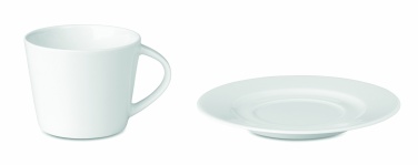 Logo trade promotional giveaways picture of: Cappuccino cup and saucer