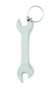 Logo trade promotional merchandise image of: Bottle opener in wrench shape