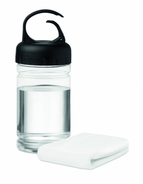 Logo trade promotional gifts picture of: Cooling towel in PET bottle