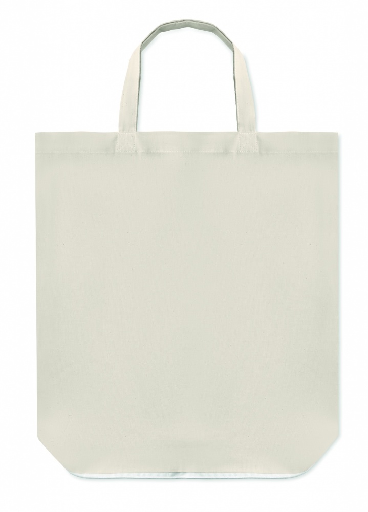 Logo trade promotional giveaway photo of: 100gr/m² foldable cotton bag