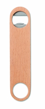 Logo trade advertising products image of: Wooden bottle opener