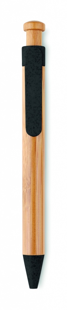 Logo trade promotional gift photo of: Bamboo/Wheat-Straw ABS ball pen