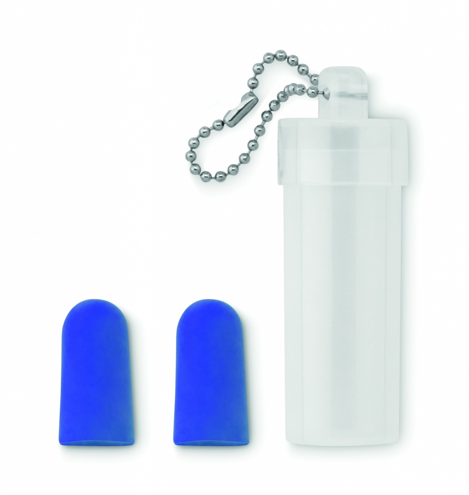 Logo trade promotional items image of: Earplug set in plastic tube