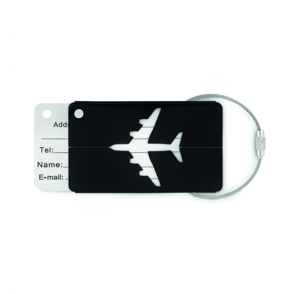 Logotrade advertising product picture of: Aluminium luggage tag