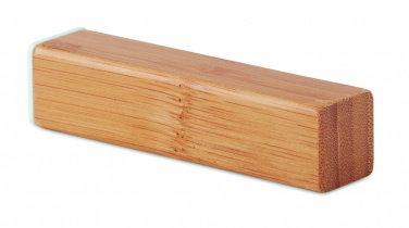 Logotrade promotional merchandise image of: Power bank bamboo 2200 mAh POWERBAM