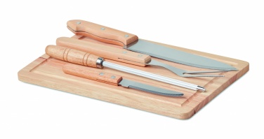 Logo trade advertising product photo of: Set of 4 BBQ Grilling accessori