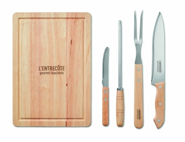 Logotrade promotional item image of: Set of 4 BBQ Grilling accessori