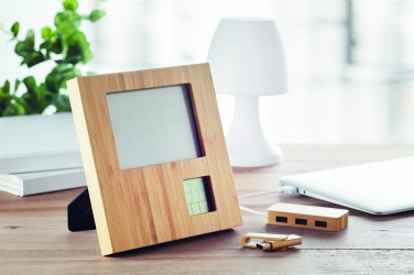 Logotrade promotional merchandise photo of: Photo frame with weather statio