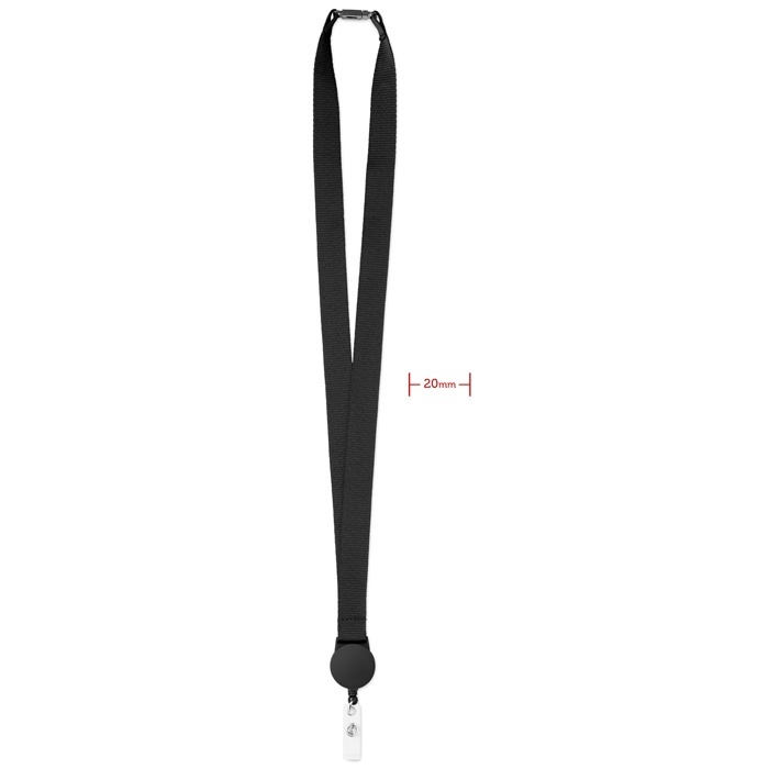 Logotrade promotional giveaway picture of: Lanyard retractable clip