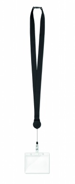 Logo trade promotional giveaways image of: Lanyard retractable clip