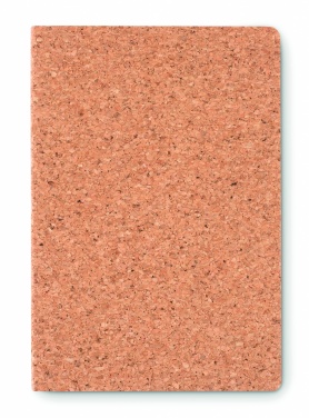 Logo trade corporate gifts picture of: A5 cork notebook 96 lined