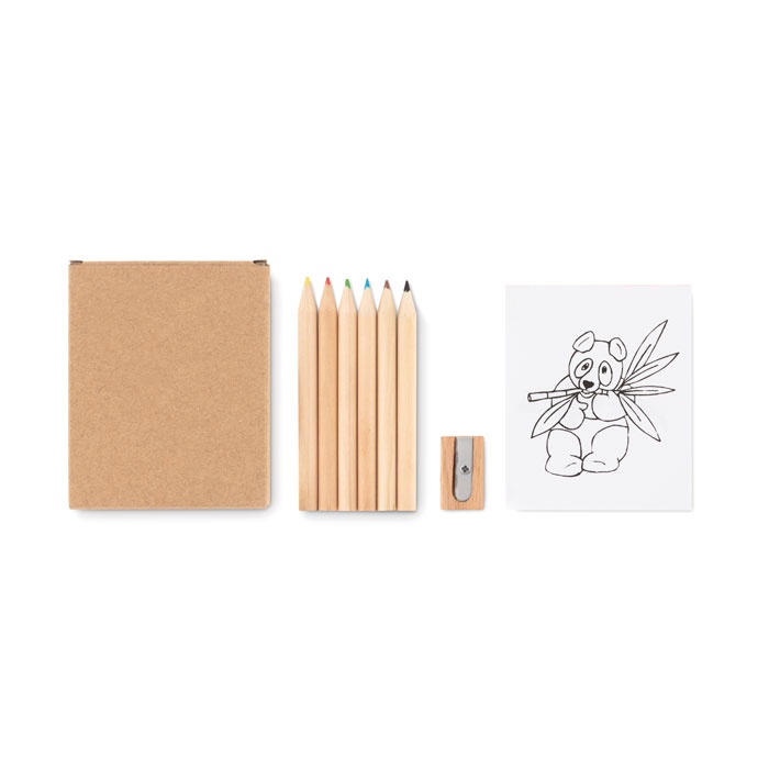 Logo trade promotional items image of: Colouring set