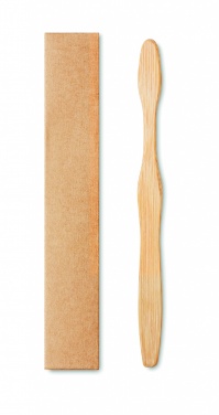 Logotrade promotional giveaways photo of: Bamboo toothbrush in Kraft box