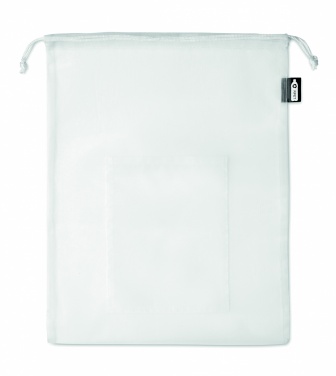 Logo trade business gifts image of: Mesh RPET food bag