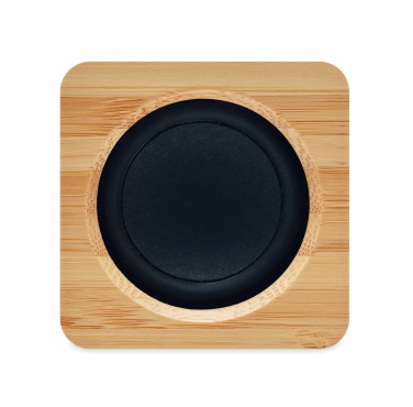Logo trade promotional gifts image of: Bamboo wireless speaker