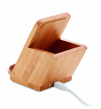 Logotrade promotional merchandise picture of: Wireless charger pen holder 5W BAICOI