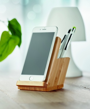 Logo trade corporate gifts picture of: Wireless charger pen holder 5W BAICOI