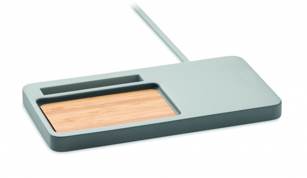 Logo trade promotional item photo of: Wireless charging organizer10W