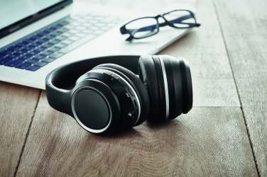 Logo trade promotional merchandise picture of: ANC headphone and pouch