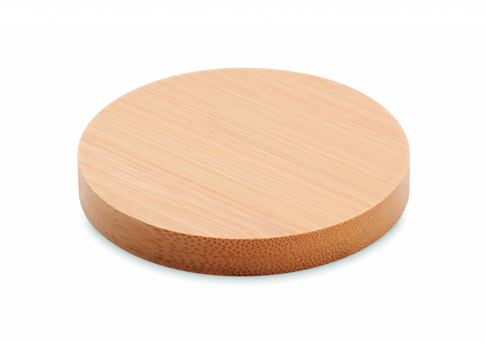 Logotrade promotional merchandise photo of: Bamboo bottle opener/ coaster DAKAI