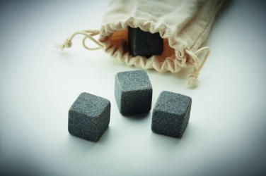 Logo trade promotional items picture of: 4 stone ice cubes in  pouch