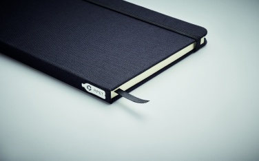 Logo trade business gifts image of: A5 RPET notebook 80 lined