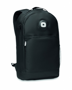 Logotrade advertising product image of: Backpack in RPET & COB light